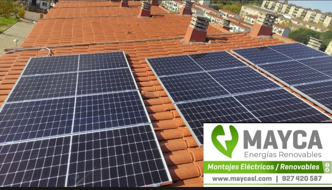 MaycaSL's tweet photo. Nueva instalación #Autoconsumo vivienda en #Plasencia
¡NOS ENCARGAMOS DE TODO!Presupuesto y estudio técnico (sin compromiso) Instalación, legalización, subvención.Contacto:☎️927420587 maycasl@maycasl.com
#placassolares #EficienciaEnergética #Extremadura #Trujillo #malpartida https://t.co/OVGjFbIhaG