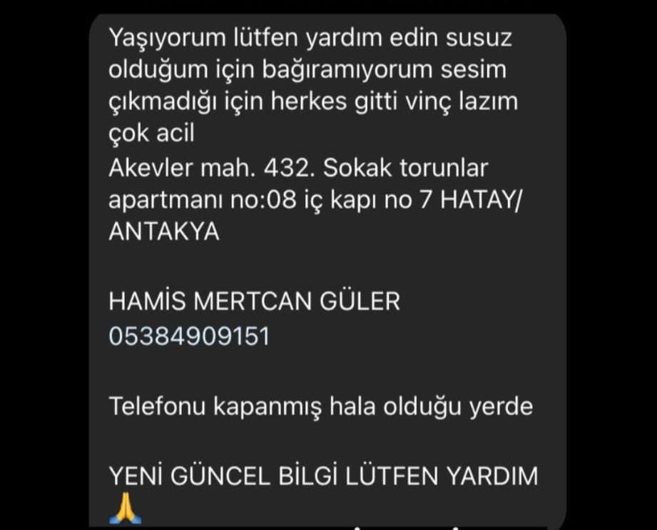 Teyitli bilgi lütfen yayalım
