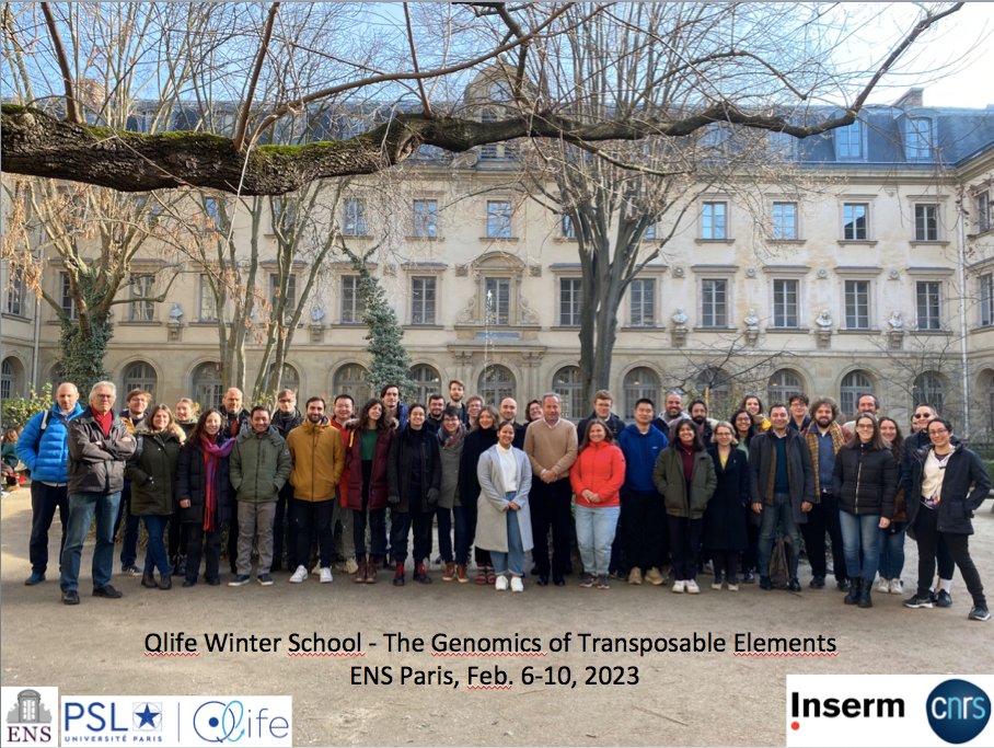 This week's @pslqlife Winter School comes to an end, thanks P. Charnay and V. Colot and their guests for this fantastic course, as well as to the amazing organizing team and all participants! and not least, 🙏 the Biology Dept IT service😉 #BioENSMaster cc <a href="/psl_univ/">Université PSL</a>