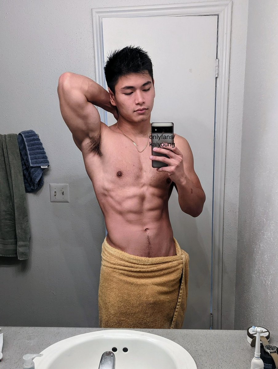freshly showered after my sweaty gym workout