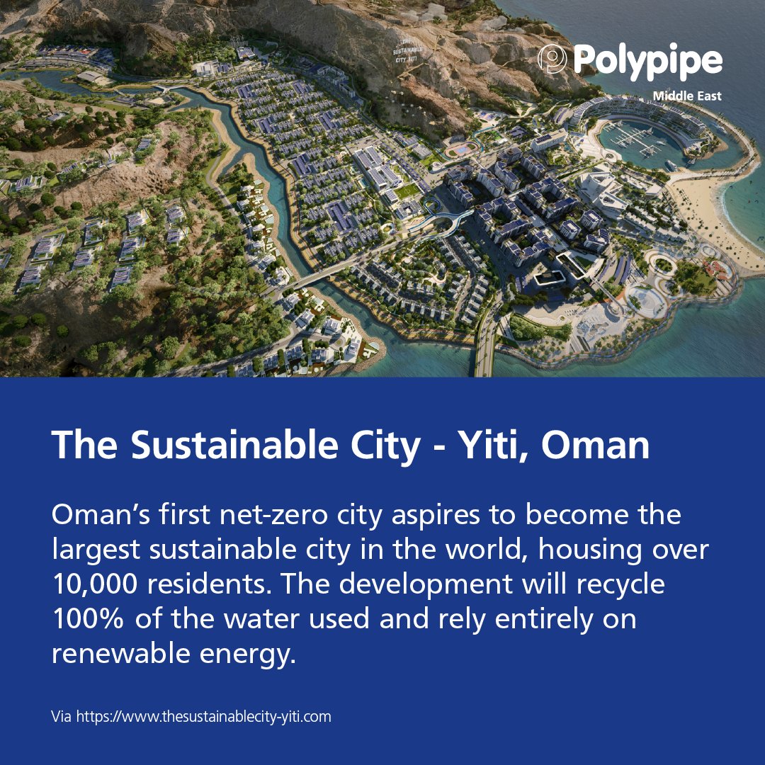PolypipeME's tweet image. Looking to lead the way in sustainable urban planning, here are 4 upcoming eco-developments in the GCC that have everyone talking.

#Sustainability #EcoDevelopments #GreenUrbanisation