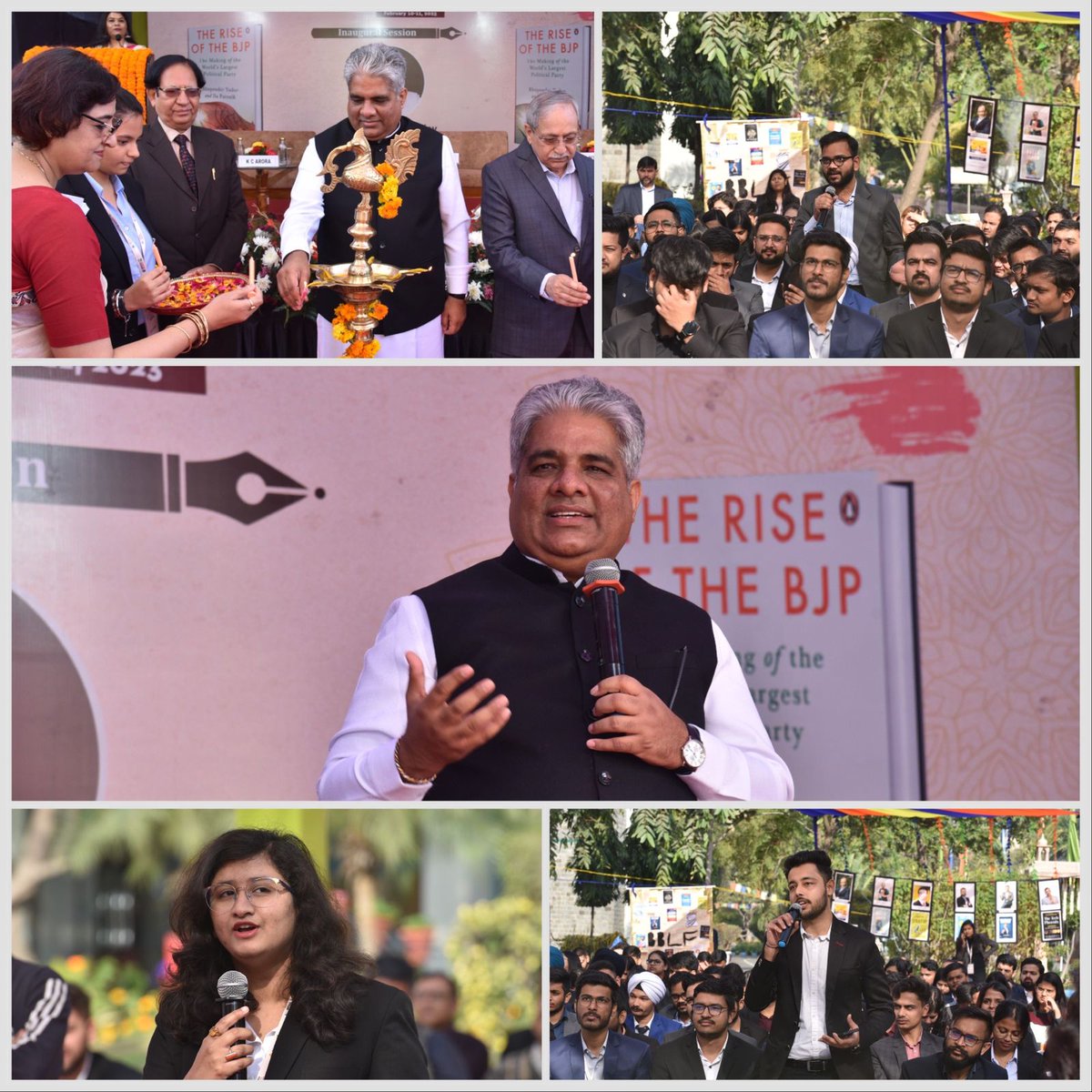 Bhupender Yadav (@byadavbjp) on Twitter photo Participated in the BIMTECH Business Literature Fest 2023 in Greater Noida.
Interacted with young students on reading, literature, mindfulness and leadership. It was a pleasure to see their vigour for nation-building in Amrit Kaal as envisioned by PM Shri <a href="/narendramodi/">Narendra Modi</a> ji. Participated in the BIMTECH Business Literature Fest 2023 in Greater Noida.
Interacted with young students on reading, literature, mindfulness and leadership. It was a pleasure to see their vigour for nation-building in Amrit Kaal as envisioned by PM Shri <a href="/narendramodi/">Narendra Modi</a> ji.