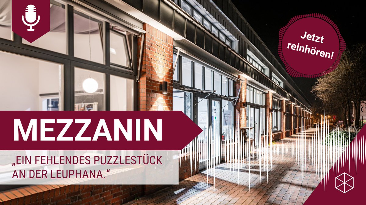 An der <a href="/Leuphana/">Leuphana</a> entstehen Räume, für die #Lehren und #Lernen neu gedacht werden: die Transformations::Räume - gefördert vom <a href="/stifterverband/">Stifterverband</a>. Im #MEZZANIN #Podcast sprechen Theres Konrad u. Annette Schöneck über die Innovationskraft dieses Projektes: mezzanin.web.leuphana.de/podcast-ein-fe…