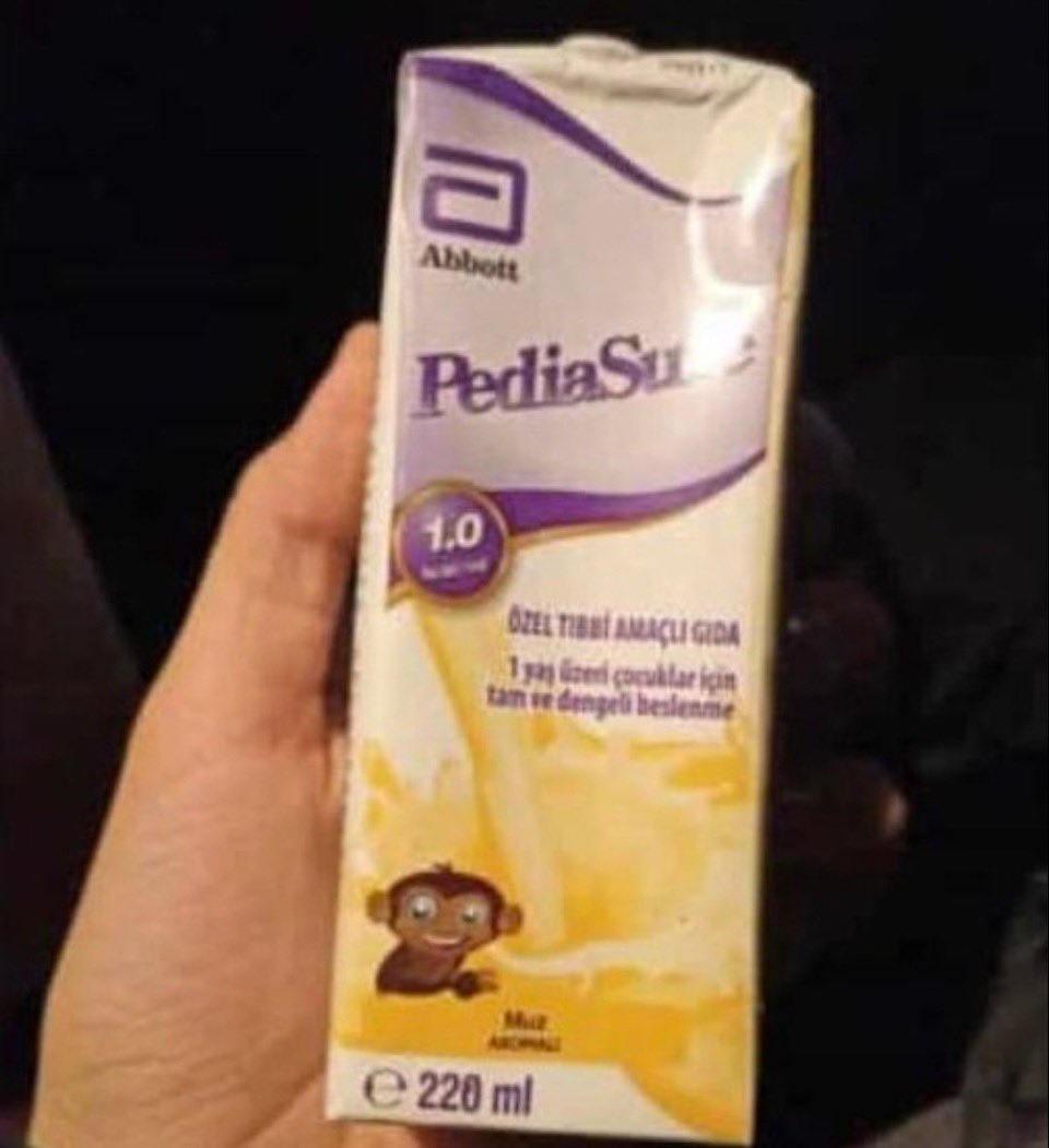 Lösemi hastası çocuklar için lazım olan bir mamaymış, insanlar ihtiyaç olduğunu görsün yardım yapılırken yollanır belki