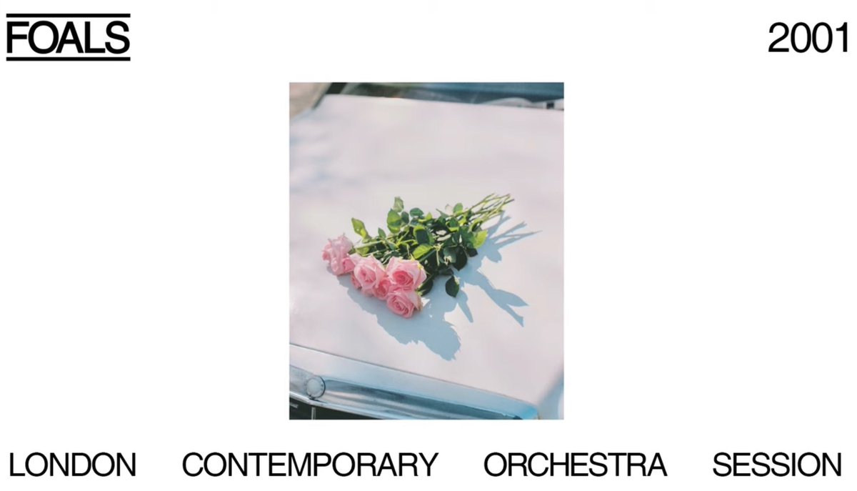 FoalsWorldwide's tweet photo. Foals released three tracks recorded with the London Contemporary Orchestra! 🌷

🌼 Wash Off
https://t.co/KpUBmfMnY8

🌷 Life is Yours
https://t.co/efbmbY1tZu

🍬 2001
https://t.co/HqC9fizbIg https://t.co/rKks5dFQvf