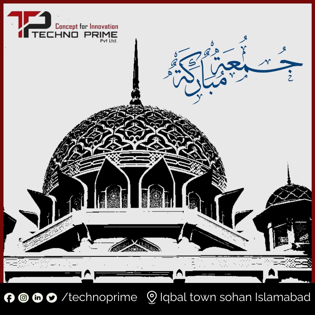 TechnoPrime_pvt's tweet image. Techno Prime (Private) Limited. 
@TechnoPrime_pvt
Concept for innovation.
Jumma Mubarak.
#Building_Construction
#Building_automation
#Landscape_floriculture 
@TechnoPrime_pvt 
#jumma #Mubarak