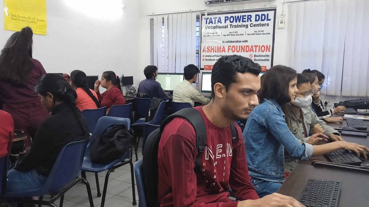 Ashima Foundation Vocational Training Center M2K Market Rohini Batch ...