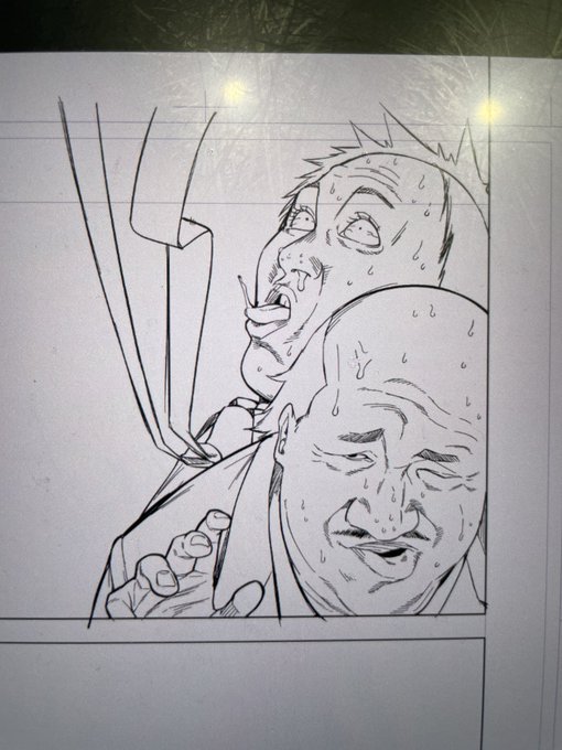 色々ヘンな顔描いてきたけどこれ一番ひどいかもな… 