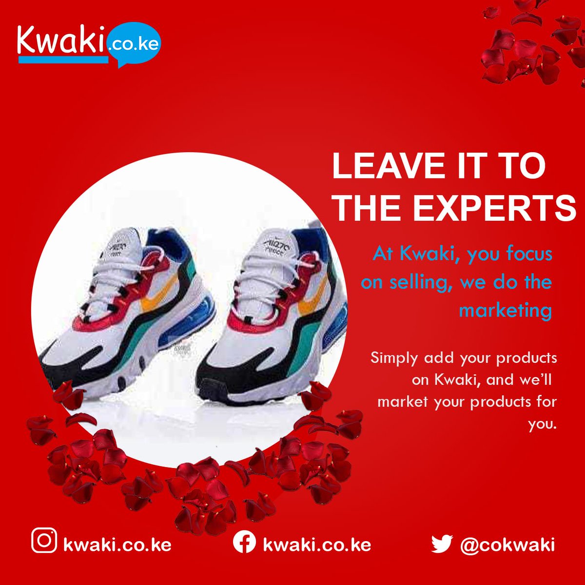 CoKwaki's tweet photo. Nike Airmax 270 React
We deliver country wide
Price 3000
[Trending:#kwaki,Langata, US Embassy,#MainaAndKingangi , Eminem,Lord Jesus Christ] https://t.co/dwxSXm1Zc3