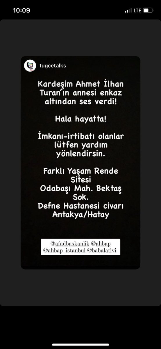 #acil #yardım #sesgeliyor