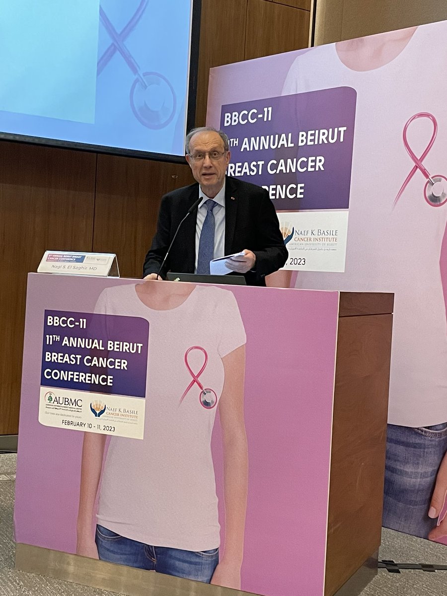 GhosnMd's tweet photo. With @NagiSaghir now at  the 11th Beirut Breast Cancer Conference https://t.co/a6dUVN0jSn