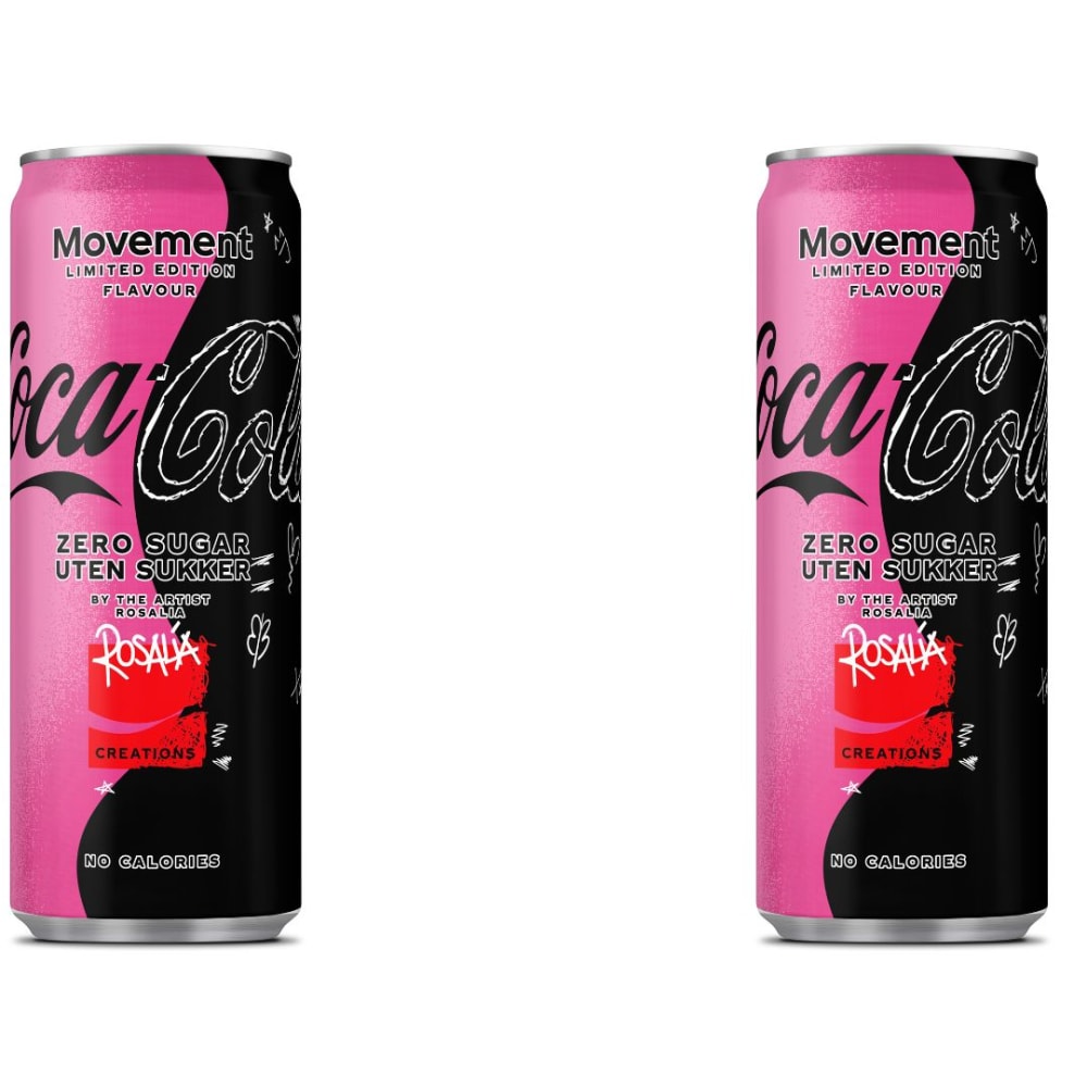 Nu kommer Coca-Cola Creations äntligen till Sverige! Nya "Movement" är en limited edition och är ett samarbete med spanska superstjärnan Rosalía. mynewsdesk.com/se/coca-cola_d…