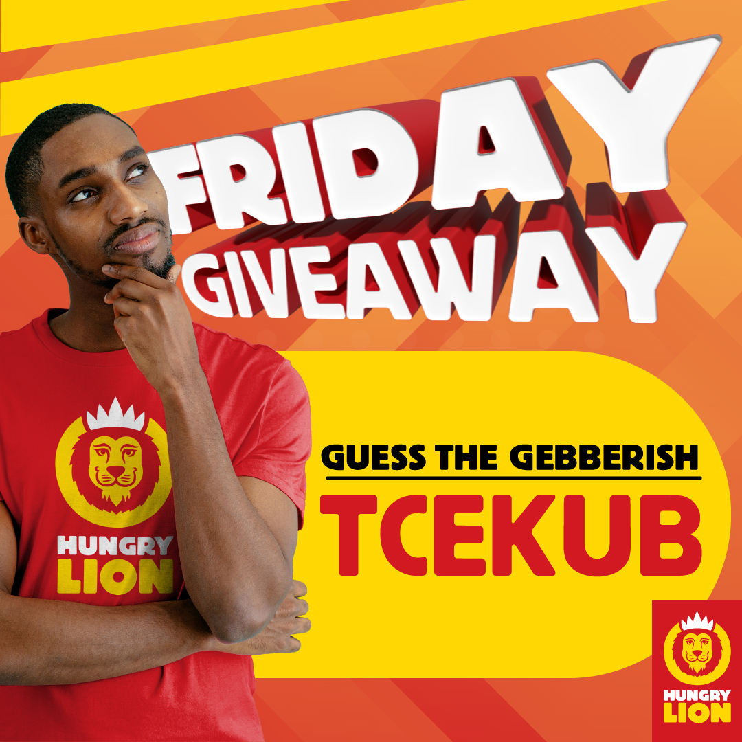 HungryLionZM's tweet photo. Friday Lunch is on us🥳 Guess the Gibberish and stand a chance to win a Big bite feast.

#HungryLikeALion https://t.co/XckJi4WiQ1