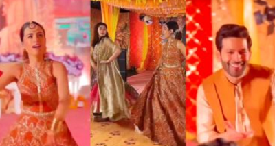 GulBano40's tweet photo. Hira Khan and Arsalan Khan's mehndi dance videos go viral
https://t.co/mYgSNXWyzC

#PSLAnthem
#YouNetflix
#Bajwa
VVIP
🇵🇰
#gold
#ApologizeToShahbazGill
#TereBin
#Elections2023
#PSL2023 https://t.co/vaI93lAV3l