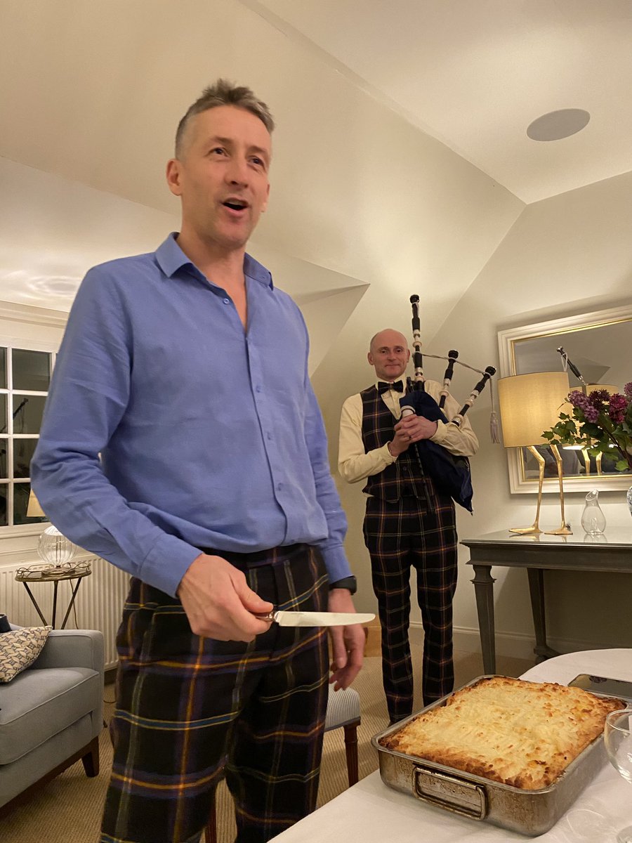 EH4_WS's tweet photo. Another fantastic Burns Night for EH4WS and the inaugural address to the haggis ‘pie’ https://t.co/0P7FDqA0oD