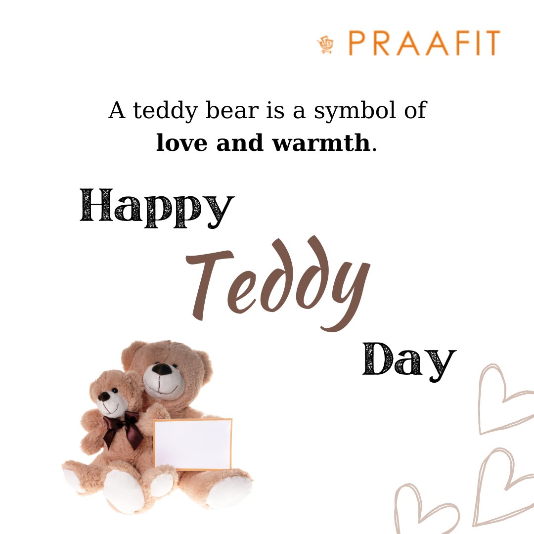 Praafit_'s tweet photo. Wishing you a day filled with love, laughter, and lots of cuddles with your favorite teddy.π
Happy Teddy Day! π»
#praafit #TeddyDay #Teddy #ValentinesDay #ValentinesWeek https://t.co/ppagHxyngN