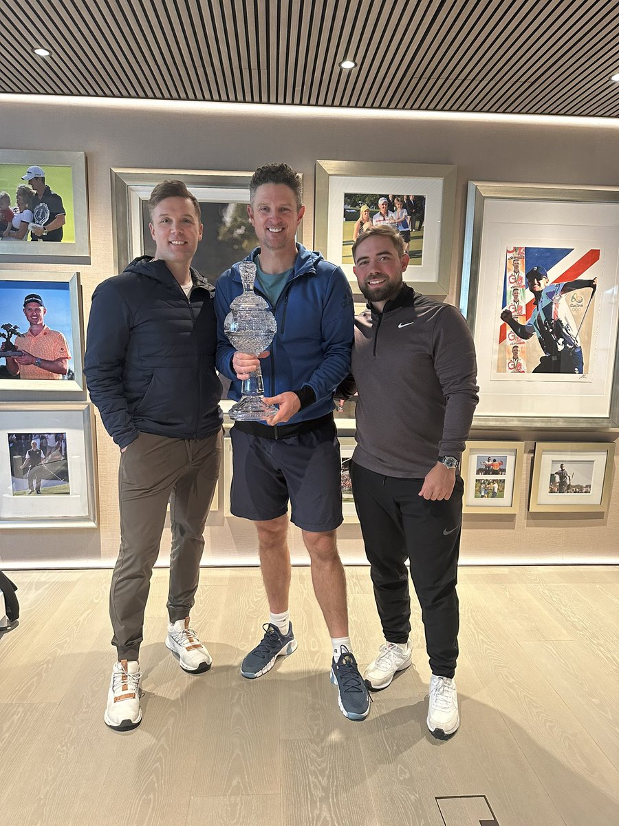 Great to be back in the gym with <a href="/JustinRose99/">Justin ROSE</a> and <a href="/cgmperformance/">CGMPerformance</a> after JR’s win at Pebble. I’m so happy for you Rosey. We in the team have always believed in you, and to see you deliver at the highest level again is fantastic. Let’s keep it going 👊