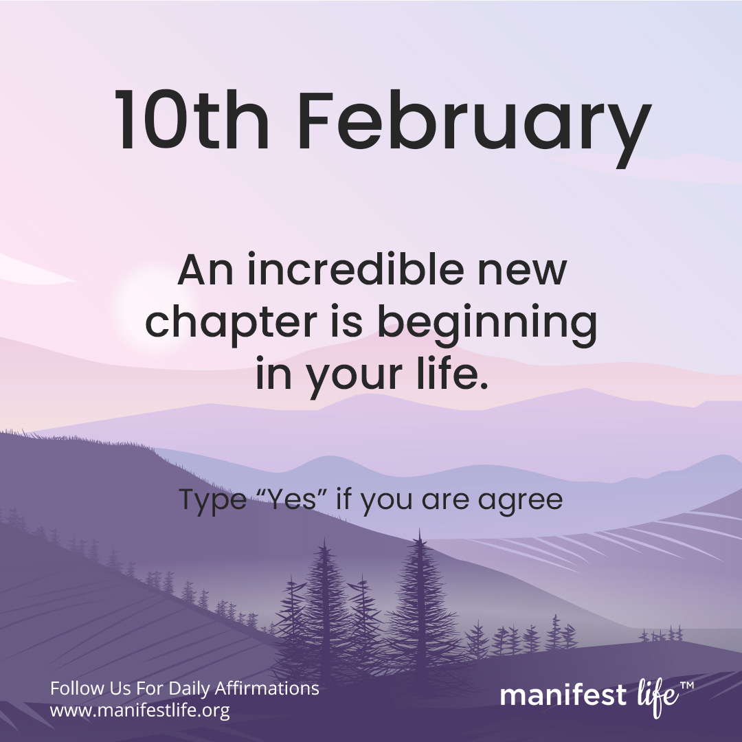 ManifestLifeOrg's tweet photo. An incredible new chapter is beginning in your life.
If you're certain, hit 'yes.'
#manifestlife #jesus #lawofattraction #lawofuniverse #manifestations #lawofunity #manifesting #manifestingmoney #ManifestGreatness https://t.co/1DVXDXoIWc