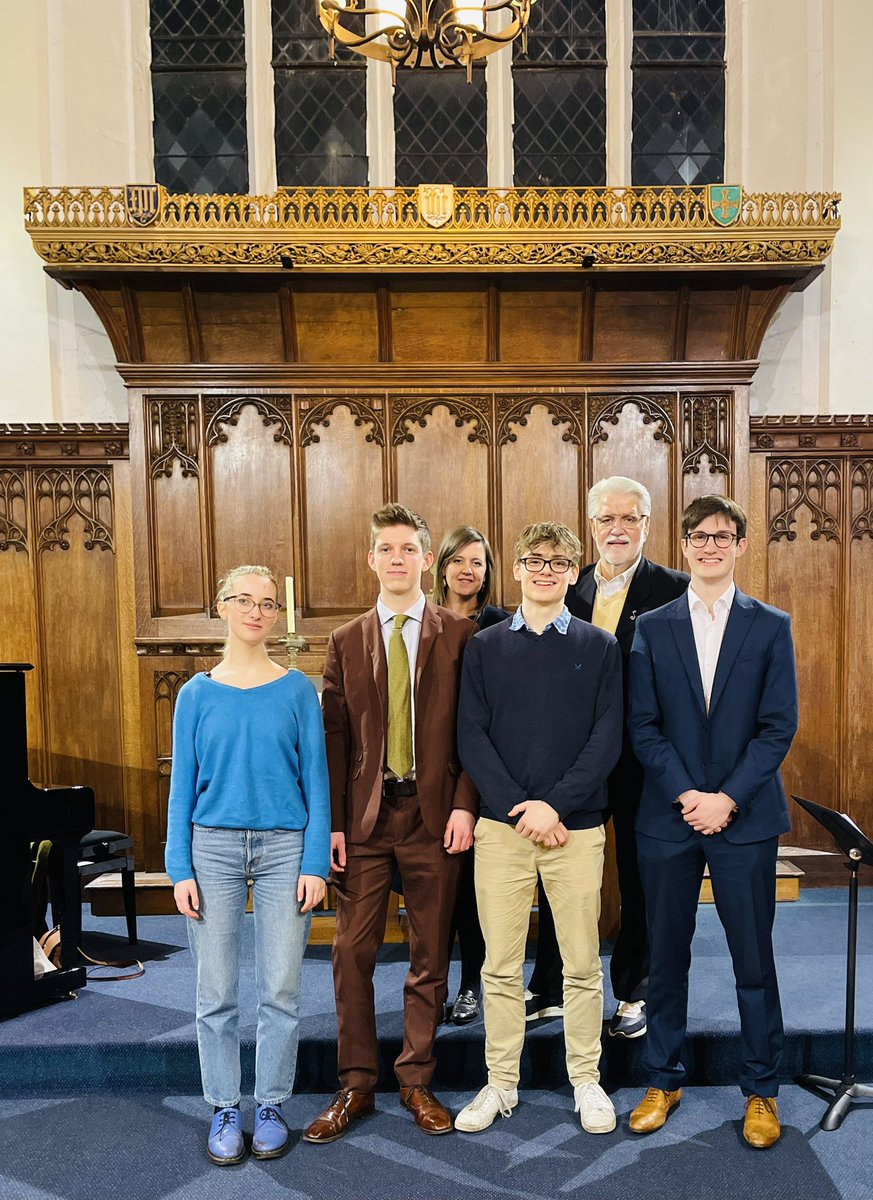 Thursday evening we launched “Durham Art Song Society” with an inaugural Masterclass hosted by David Wakeham. Thank you to @hatfieldcollege for providing their chapel.