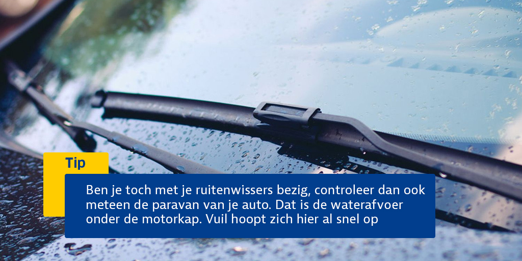 anwb on Twitter: "Vuile ruitenwisserbladen kunnen strepen trekken, maar