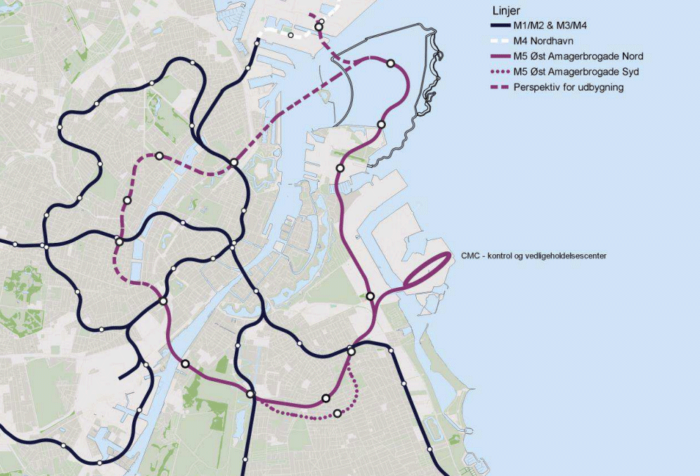 En majoritet av partierna i Köpenhamns kommunfullmäktige har beslutat sig för att stödja en utredning av hur Öresundsmetron från Malmö skulle kunna ansluta i Köpenhamn till den planerade nya lila linjen M5. 

Läs mer: bit.ly/3HPqi34