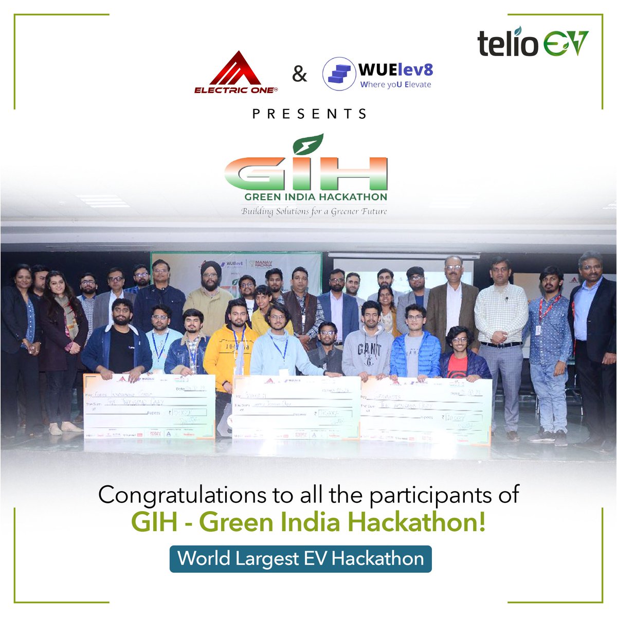 telioev2022's tweet photo. EV hackathons are a spark of innovation, igniting ideas to drive sustainable mobility solutions forward.
We would like to Congratulate all the participants for their hard work and dedication.
#evhackathon #sustainable #telioev #evindustry https://t.co/ENpAWCyojV