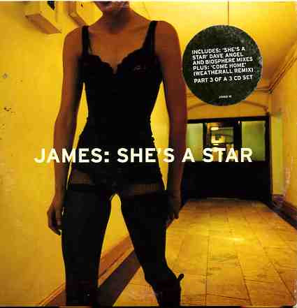 gigsintoon's tweet photo. Happy Birthday to the @wearejames single She's A Star released on this day in 1997.

The 3 CD set reached number 9 in the UK singles charts.  What an amazing song!

Who bought all 3 CDs? https://t.co/B5EEXer0yy