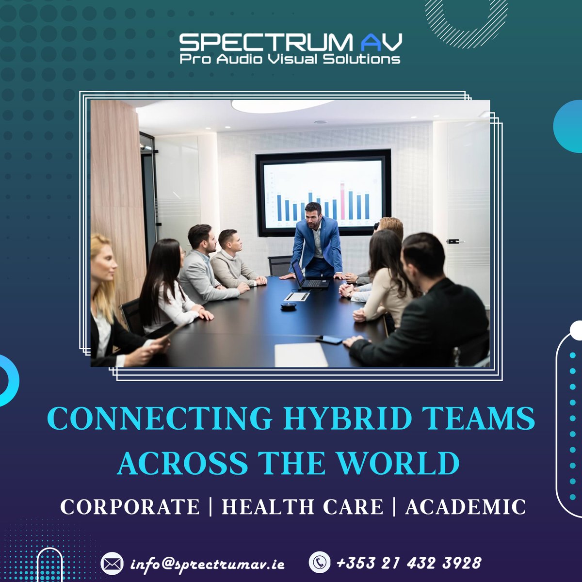 spectrumavie's tweet photo. We support workplaces and educational institutions endorsing hybrid &amp; remote operation with unified communication solutions combining deep integration and cutting-edge video conferencing technology.

#hybridvideoconference #videoconference #vidéoconférence
#videoconferencemeeting https://t.co/YF5fkxYtI2