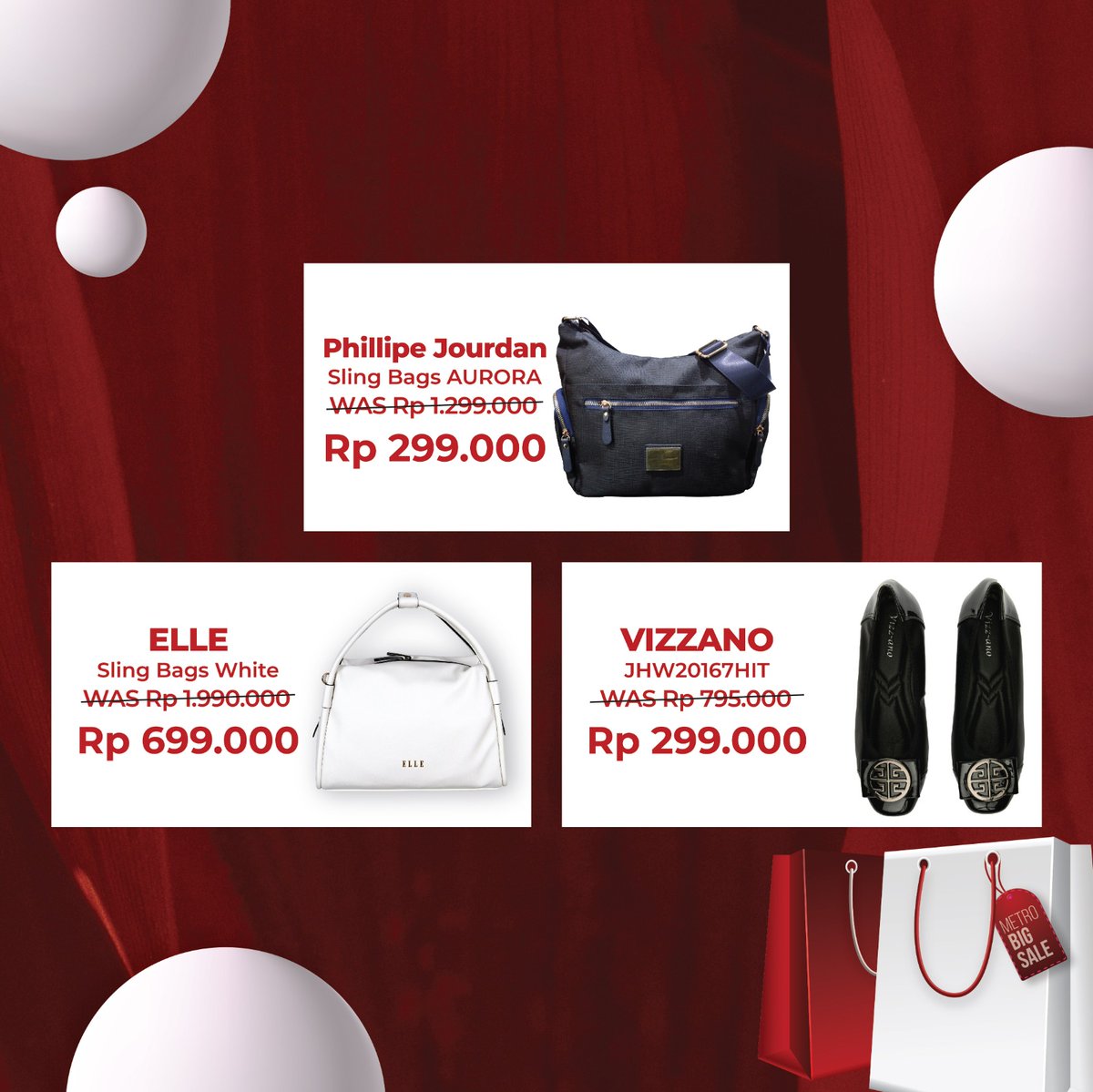 PondokIndahMall's tweet photo. ✨THE MOST ANTICIPATED SALE IN TOWN IS BACK✨
METRO BIG SALE NOW ON!
ENJOY EARLY BIRD SPECIAL OFFERS, 3 DAYS ONLY!
10 - 12 February 2023
Sale doesn’t get any bigger than METRO BIG SALE! Happy Shopping!
*T&C Apply
#metrodept #metrodeptstore #shopatmetro #metrobigsale https://t.co/hotubiOPku