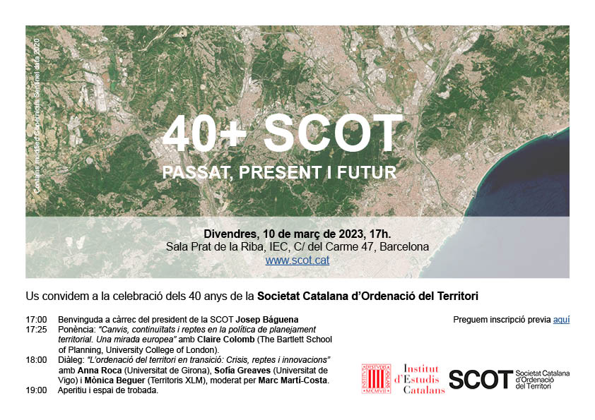 🎂Cumplim 40+ i volem celebrar-ho amb vosaltres‼️ A l'acte tindrem a la Claire Colomb, l'Anna Roca, La Sofia Greaves i la Mònica Beguer
🗓️ Divendres 10 de març, 17h. Sala Prat de la Riba, IEC, Carrer del Carme 47, Barcelona. 
✏️Inscripcions aquí: docs.google.com/forms/d/e/1FAI…