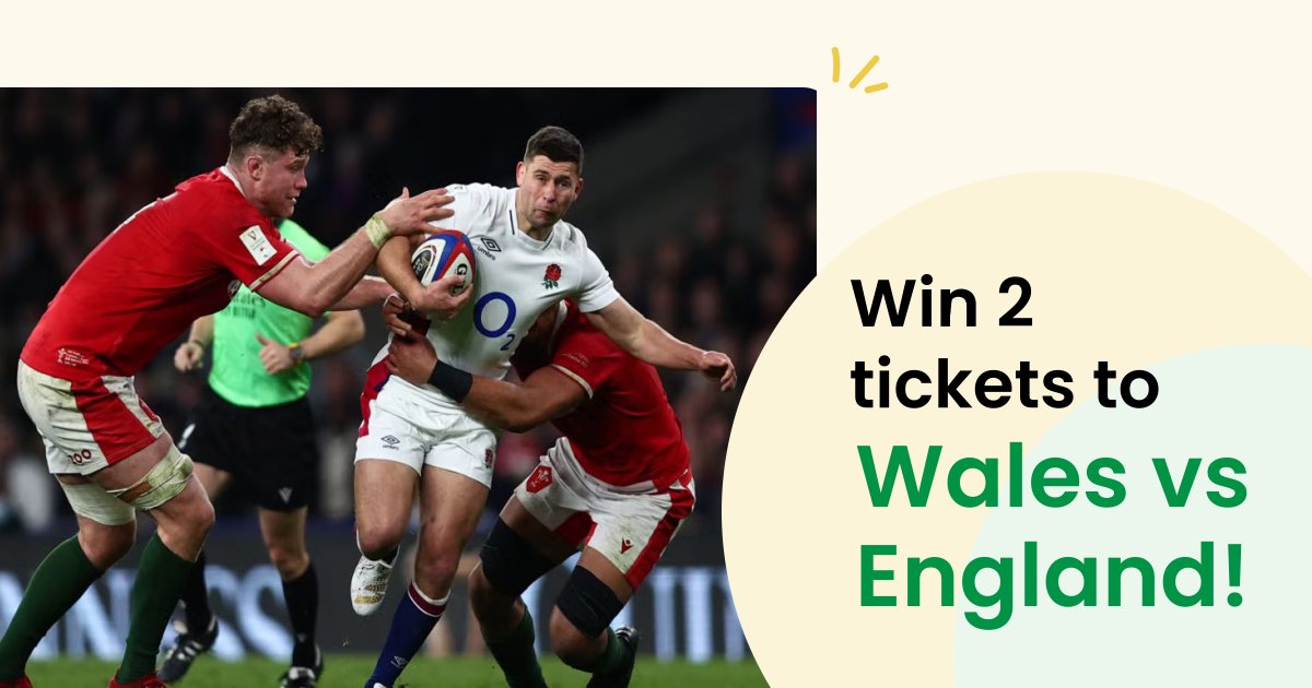 WIN tickets: Wales vs England at <a href="/principalitysta/">Principality Stadium</a> on Saturday, 25th February 2023. 🏴󠁧󠁢󠁷󠁬󠁳󠁿 🏴󠁧󠁢󠁥󠁮󠁧󠁿

To enter, follow our account and retweet this tweet 🤩

Tag who you'd take with you to game day 🫵

Good luck 🤞

#competition #prizedraw #sixnations #principalitystadium