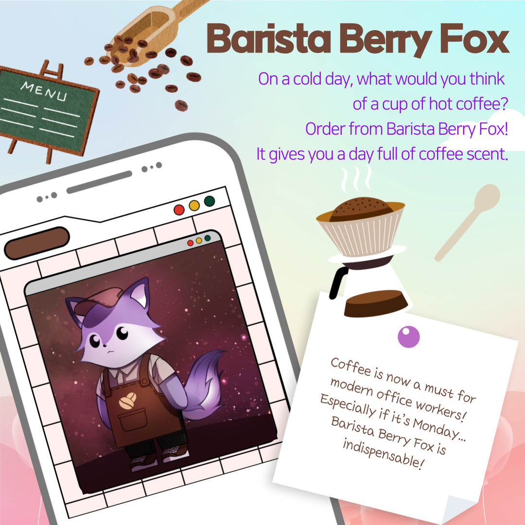 BERRYSTORE4's tweet photo. Which Berry Fox did Berry Store marketer pick? (This is subjectively written by the marketer.)
Who will you choose?
#NFT #NFTCommunity #nftcollectors #BERRYFOX #BERRY #BERRYSTORE #NFTartwork #NFTCollection https://t.co/GOKXGF2RRq