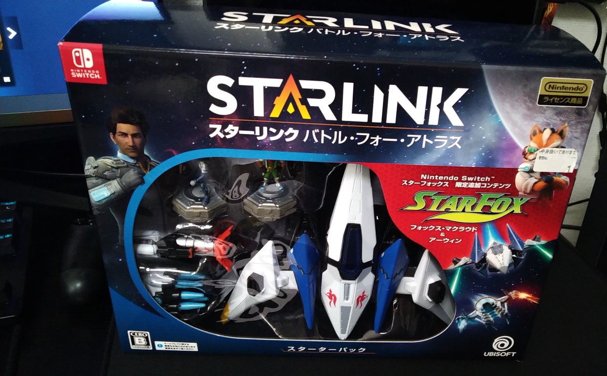 ystib51's tweet photo. スターリンクのSwitch版限定でフォックス使えるって事で買っちゃった。
フォックスくんのカッコよさ極まってるな…
#Starlink #BattleforAtlas #starfox https://t.co/Qpr4ei7PEl