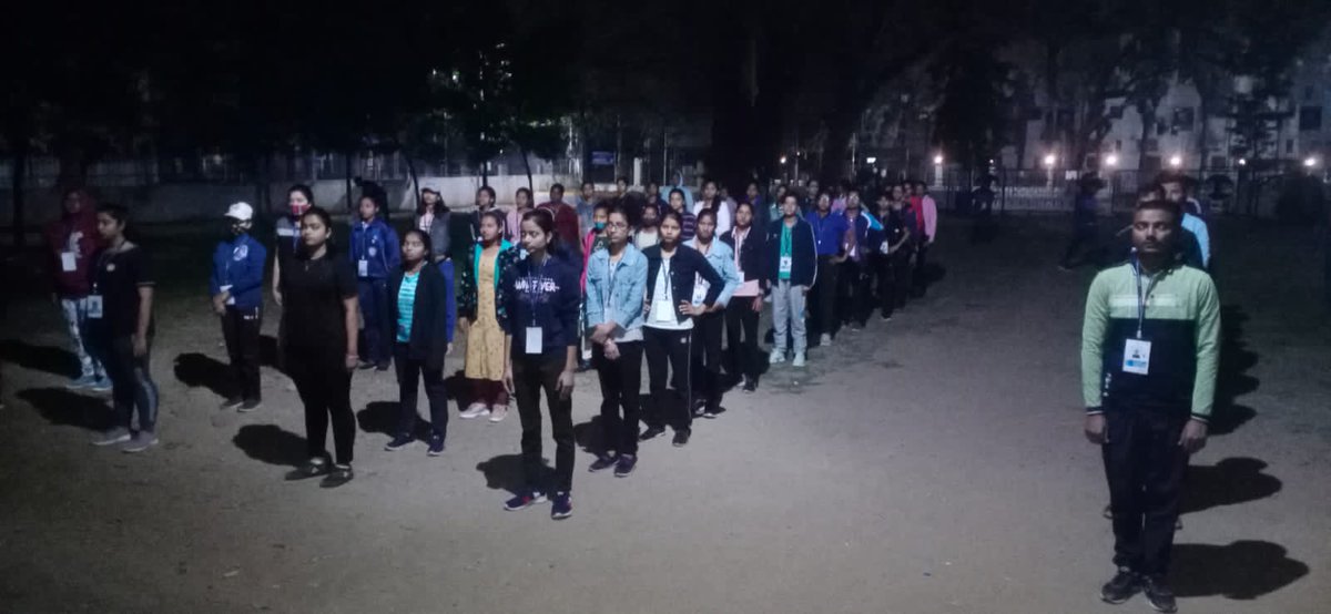 nssgujarat's tweet photo. NSS Ahmedabad - Day 1- Morning Yoga Session at NIC 2023 at Sardar Patel University Vallabh Vidyanagar
#NSS
@_NSSIndia @YASMinistry 
@Anurag_Office @NisithPramanik 
@PIBAhmedabad @pibyas https://t.co/P5kwSouVKm