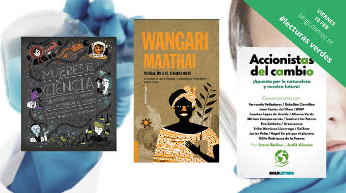 #LecturasVerdes con gafas violetas 

#Mujeres en  #ciencia y  #ecologismo

▶️blogcdamaz.es/lecturas-verde…

✅Accionistas del cambio: ¡apuesta por la naturaleza y nuestro futuro! 
✅Plantar árboles, sembrar ideas
✅Mujeres de ciencia: 50 intrépidas pioneras que cambiaron el mundo
#11F