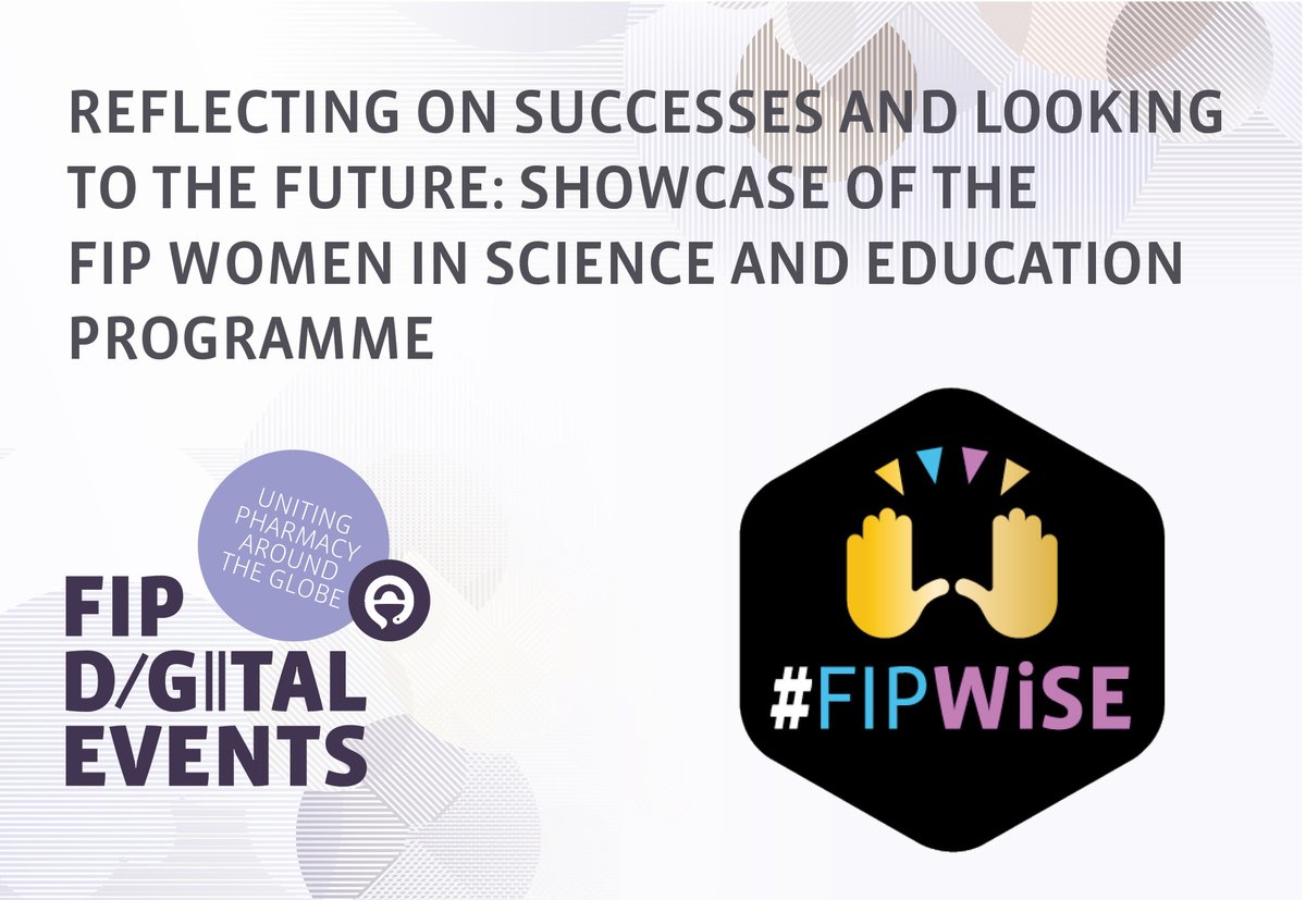 agilitylifesci's tweet photo. Our CEO @claire6thompson will be a panellist on @FIP_org's #webinar, "Reflecting on #successes and looking to the future: Showcase of the FIP Women in Science and Education Programme" on 14th Feb.
 
More info and register: 

https://t.co/xBuCXE8rc1
 
#FIPWiSE #WomenInSTEM https://t.co/GwEUtb9fIO