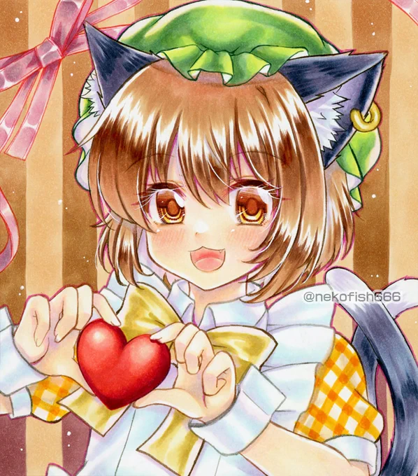 3枚目です。#東方project#八雲橙 