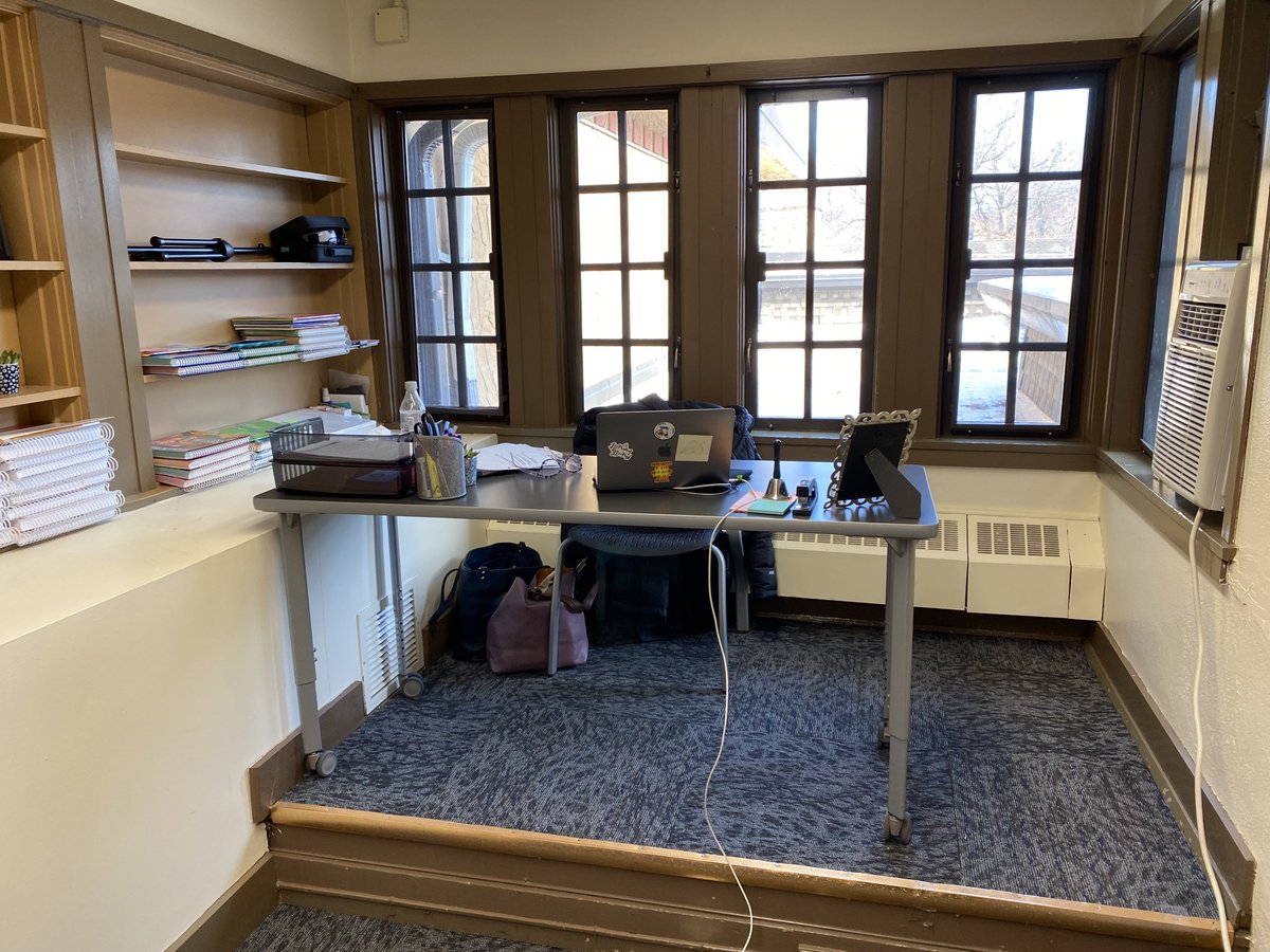 So glad my friends at Braeside look out for me. I share the copy room with Jessica who has a very cute space. While I was out friends made my space so nice with pictures, office supplies, organized books etc!!! Thank you so much!! #112Leads #BraesideSch112