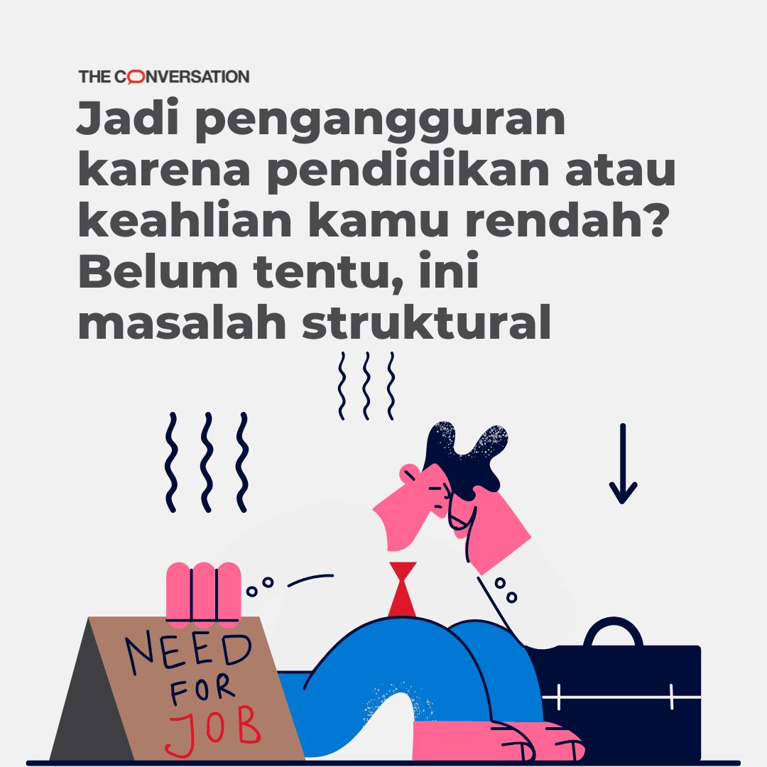 ConversationIDN's tweet photo. Manusia boleh berencana, tapi masalah struktural juga yang menentukan...

https://t.co/8yGlmz1zqR https://t.co/HbYqAjhfbh