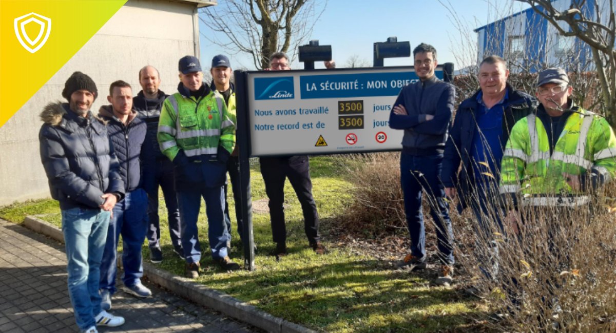 3500 jours sans accident s’affichent sur notre site de Noyal. Un record dont nous pouvons nous réjouir, et un chiffre symbolique dans le département de l’Ile et Vilaine 😉
Merci aux équipes, aucun record ne peut exister sans l’implication de chacun d’entre vous !

#SafetyFirst