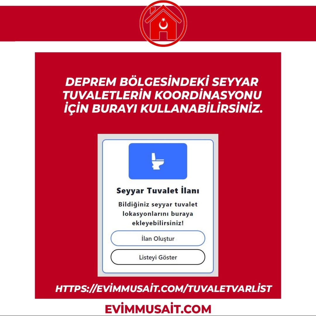 Evim / Arabam Müsait tweet media