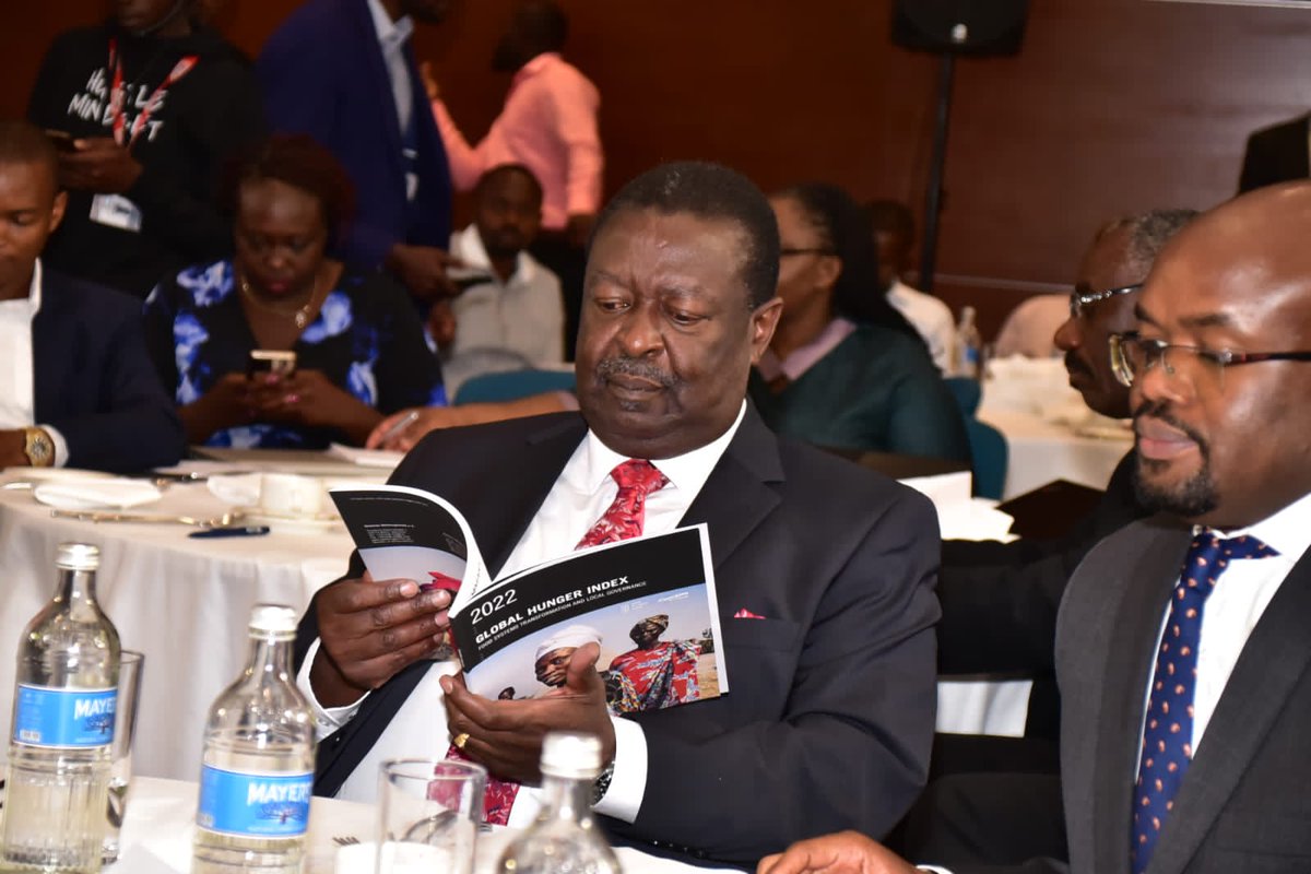 VivaArsenalMov's tweet image. Happening now,at the launch of #GlobalHungerIndex2022 

@MusaliaMudavadi