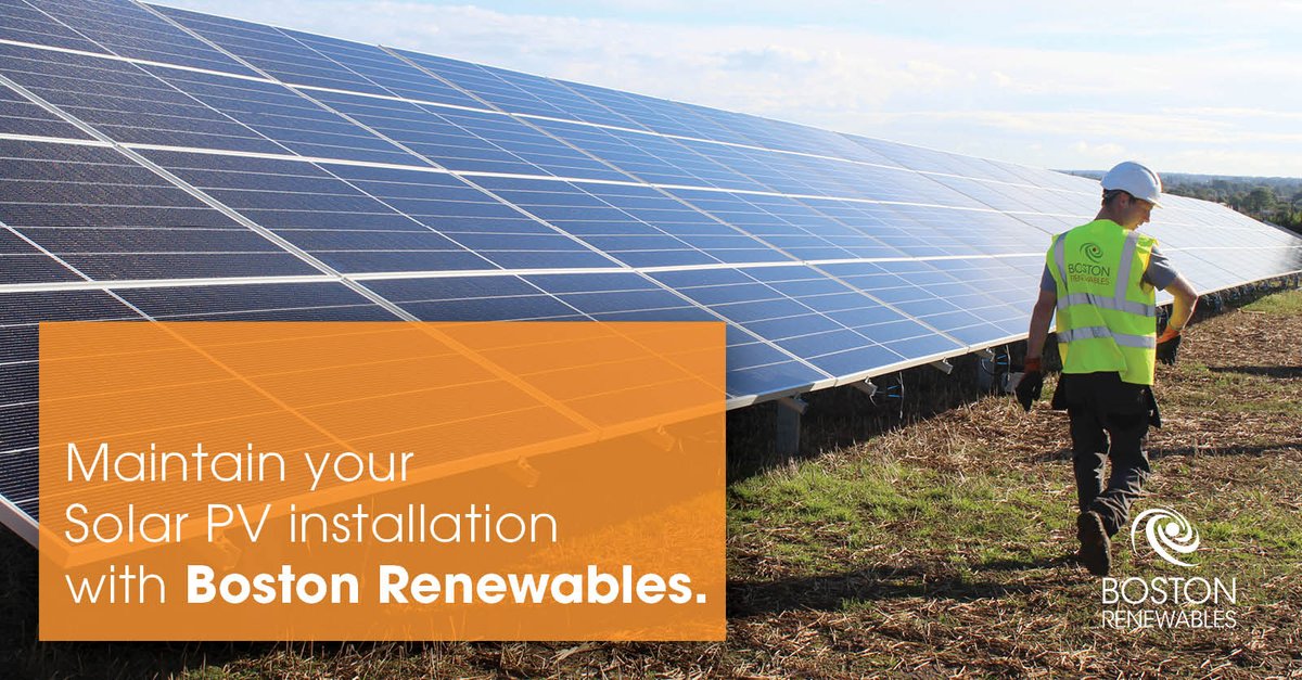 We design, install and maintain Solar PV for our clients in the UK across a wide variety of industries.

View our full maintenance services for Solar PV on our website 👉bit.ly/35lgcaz

#gogreen #solarpv #bostonrenewables #renewableenergy #solarpower #solarpv