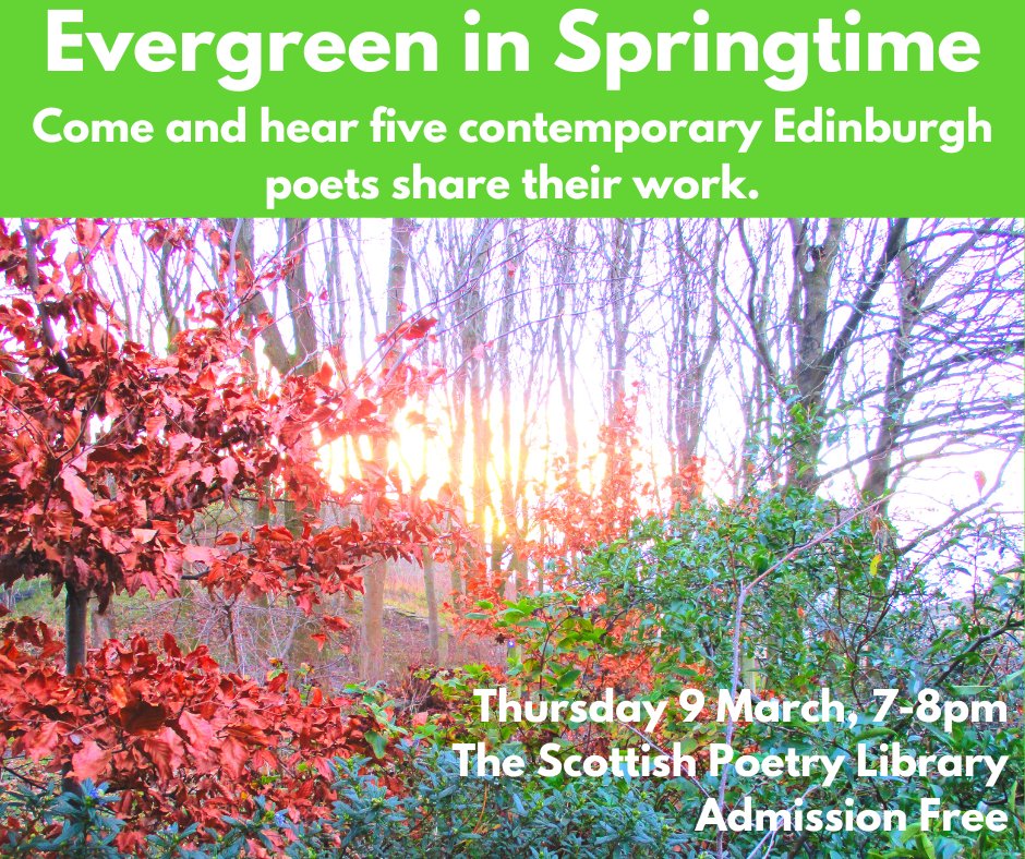 The_Word_Bank's tweet photo. In collaboration with the Scottish Poetry Library, the Crannie is putting on an event of poetry readings from poets whose work featured in the anthology ‘The Evergreen.' Book a place at: https://t.co/bDl8b5V4qA #ScottishPoetryLibrary; #poetry https://t.co/BDV3J7dj1I