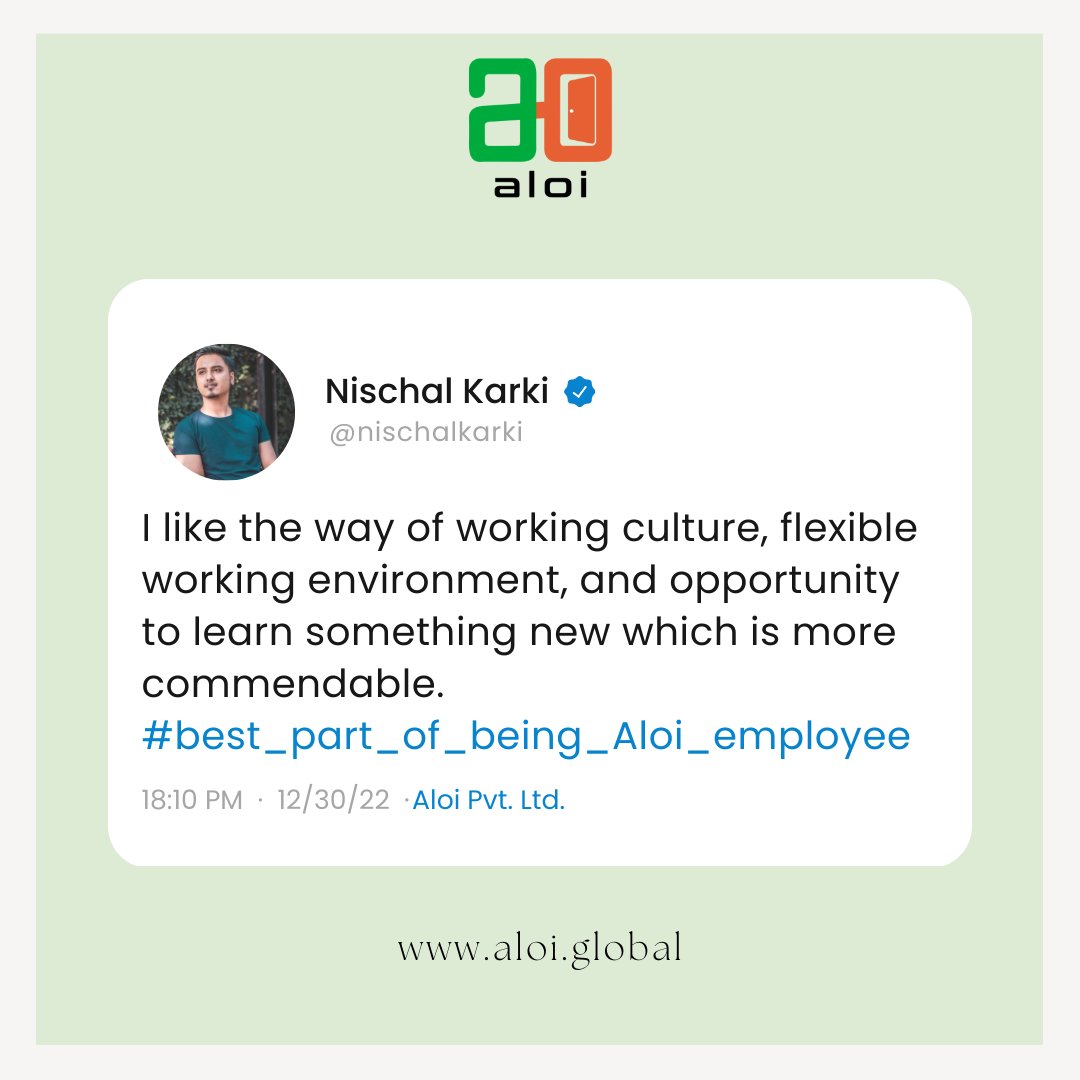 aloi_global's tweet photo. The #bestpart of #Aloi: Our flexible time!
#TeamAloi #AloiGlobal #fintech #companyhighlight #successfactor #companystrength #companyheart #whatmakesusSpecial #standoutfeature #Committed #Colleagues #Proud #friendship #funworkplace #best_part_of_being_Aloi_employee https://t.co/H0kao7jABM