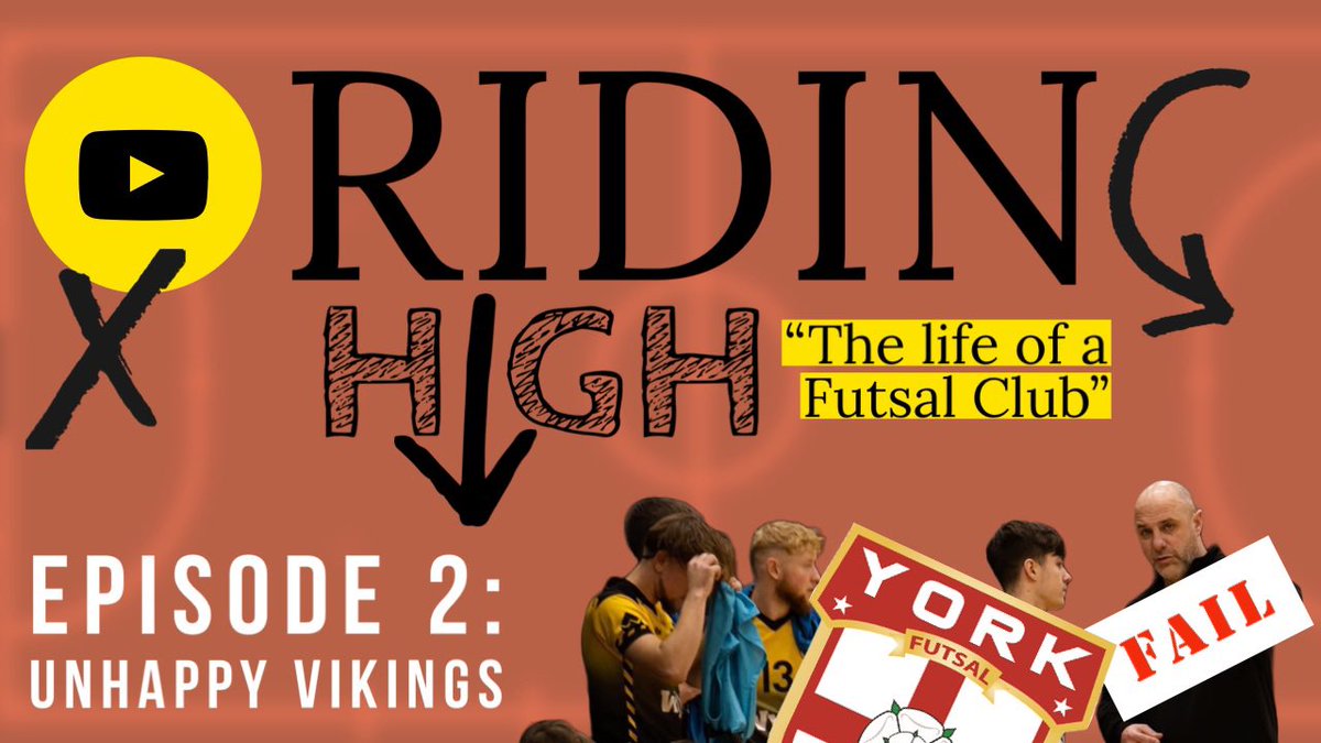 ERFutsalClub's tweet photo. Riding High Ep. 2 - Unhappy Vikings

The Content Keeps Coming!

Released: Tonight 5pm https://t.co/F0d8YoIKT8