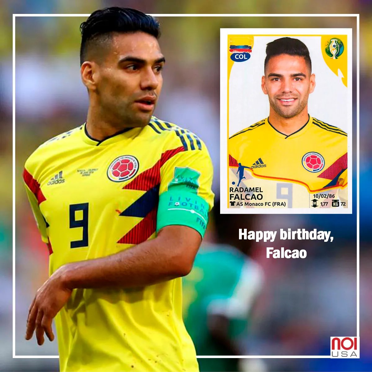 Happy birthday, Radamel Falcao!!! Orgullo colombiano!!! 