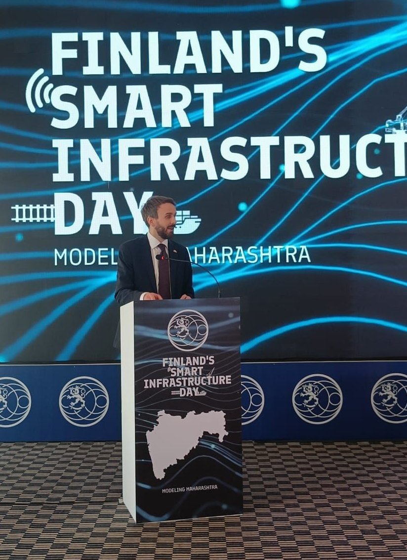 CEO MIDC (@midc_ceo) on Twitter photo I was honoured to address #SmartInfrastructureDay2023 on Theme: Roadmap to a Carbon Neutrality by 2035-Partnering Maharashtra in presence of H.E <a href="/VilleSkinnari/">Ville Skinnari</a> and H.E <a href="/jcvestre/">Jan Christian Vestre</a>
#Maharashtra will always welcome and support all investments from #Finland & #Norway I was honoured to address #SmartInfrastructureDay2023 on Theme: Roadmap to a Carbon Neutrality by 2035-Partnering Maharashtra in presence of H.E <a href="/VilleSkinnari/">Ville Skinnari</a> and H.E <a href="/jcvestre/">Jan Christian Vestre</a>
#Maharashtra will always welcome and support all investments from #Finland & #Norway