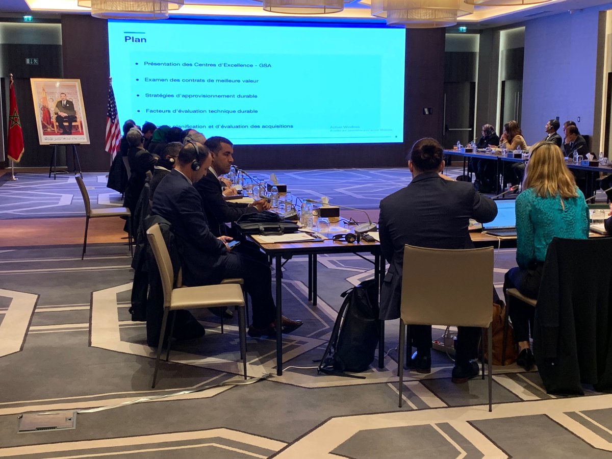 CLDP_DOC's tweet photo. CLDP partnered with @GSACOE and the General Treasury of the Kingdom of Morocco this week to host a two-day workshop on Green Procurement in Rabat, Morocco. The workshop was designed to promote a more transparent and inclusive procurement system as a tool for economic growth. https://t.co/Y8rM7Iit70