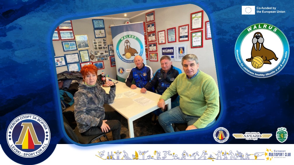 Elite coaches Krasimir Tumanov, Petar Stoichev's personal trainer, and Orlin Todorov, chairman of the Levski Water Polo Club will conduct the water polo training at the Spartak Swimming Complex, part of the #WALRUS_eu program 30 children will be trained for four months. <a href="/EuSport/">EUSport</a>
